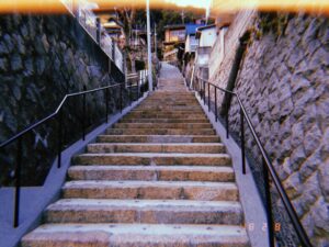 石畳の階段