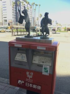 徳島駅のポスト