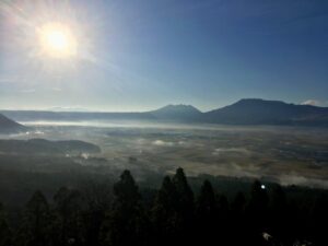 阿蘇山から見た雲海