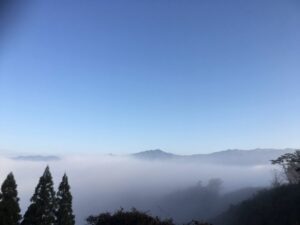 朝の宮崎で見た雲海